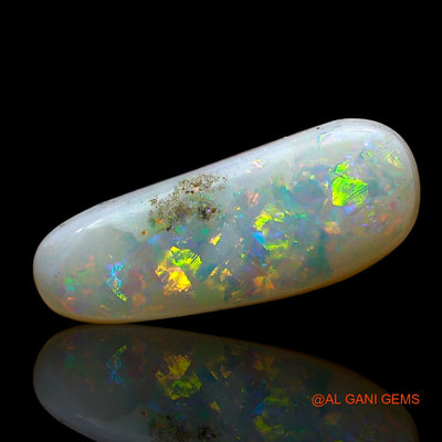 1.00 Cts Unheated Australian Fire Opal Loose Gemstone Fancy Cabochon Natural 15x6x2 mm AE-565