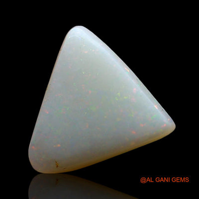 Natural Fire Opal Gemstone 3.00 Cts Loose Trillion Cabochon From Australia 11x11x3 mm AE-566