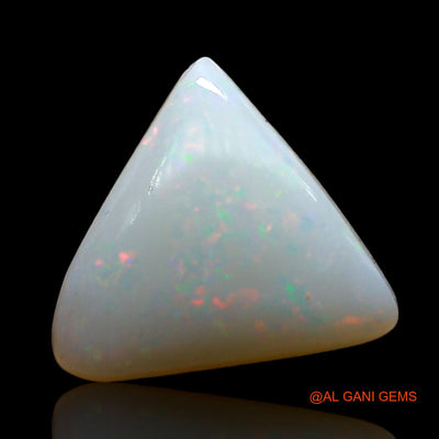 Natural Fire Opal Gemstone 3.00 Cts Loose Trillion Cabochon From Australia 11x11x3 mm AE-566