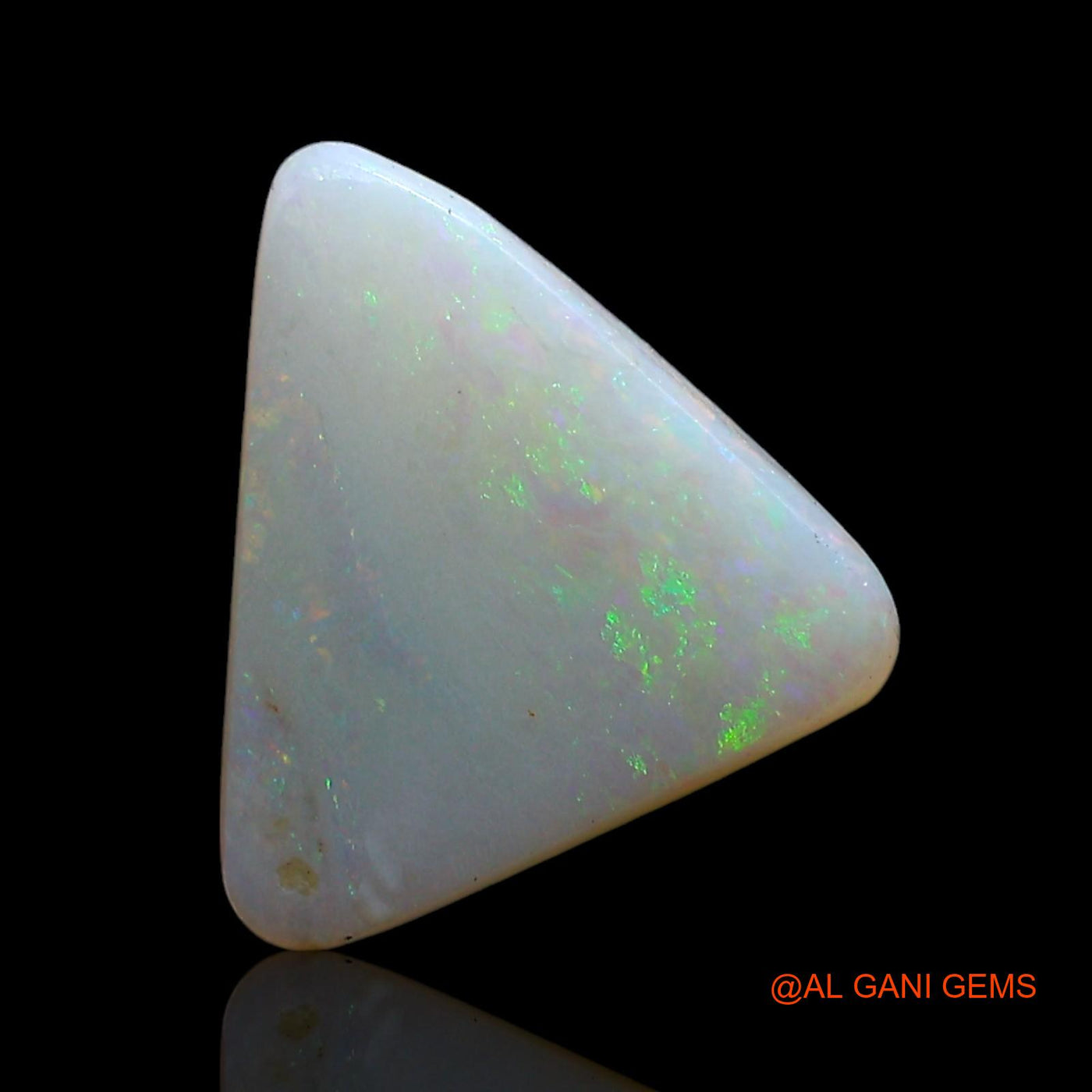 2.00 Cts Natural Australian Fire Opal Loose Gemstone Trillion Cabochon 11x10x2 mm AE-567