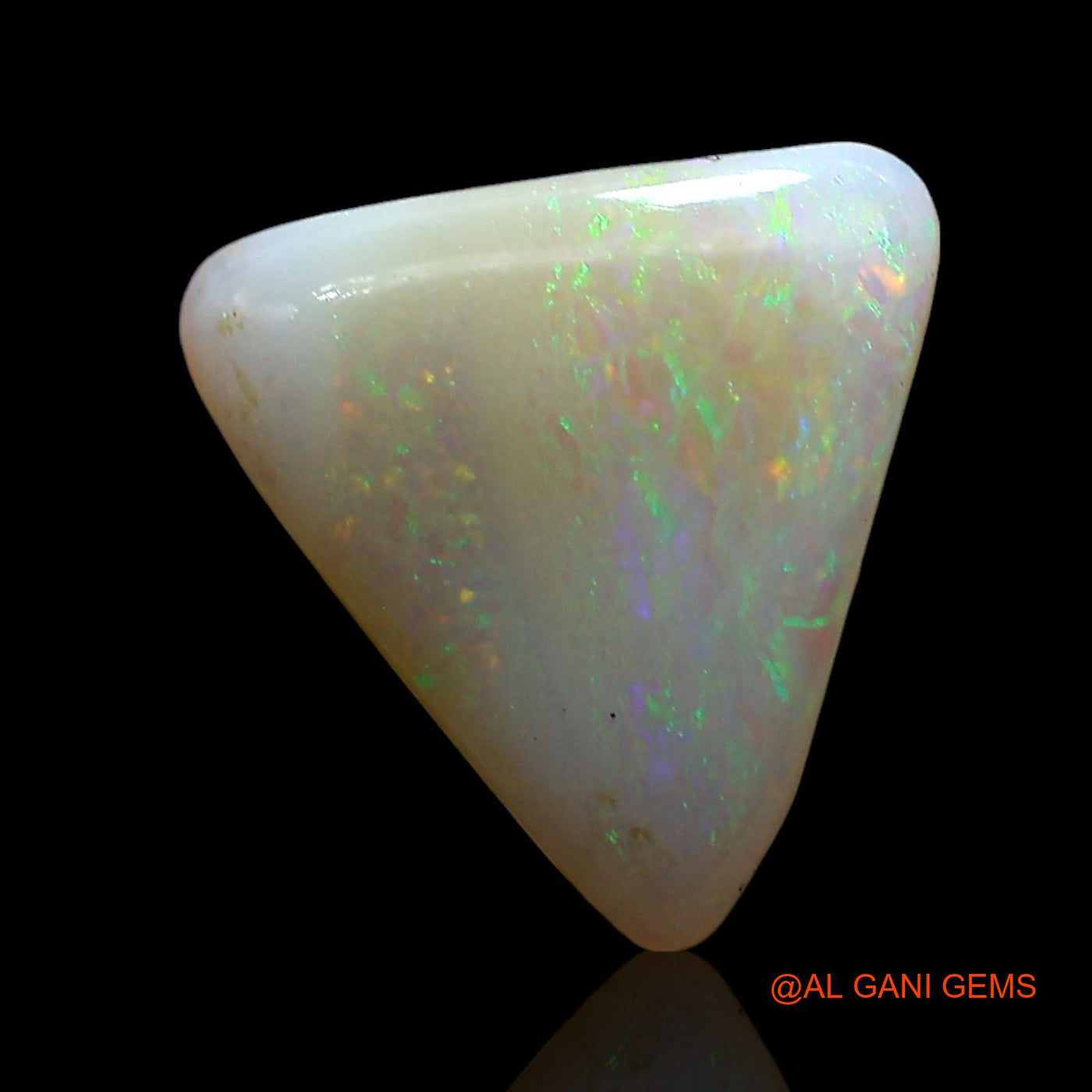 2.00 Cts Natural Australian Fire Opal Loose Gemstone Trillion Cabochon 11x10x2 mm AE-567