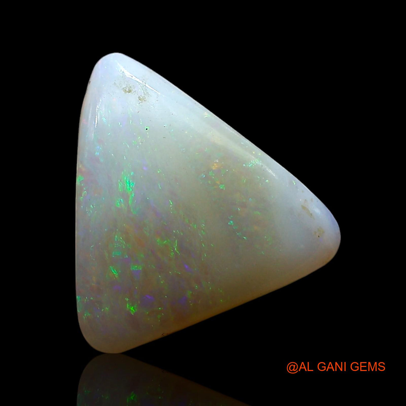 2.00 Cts Natural Australian Fire Opal Loose Gemstone Trillion Cabochon 11x10x2 mm AE-567