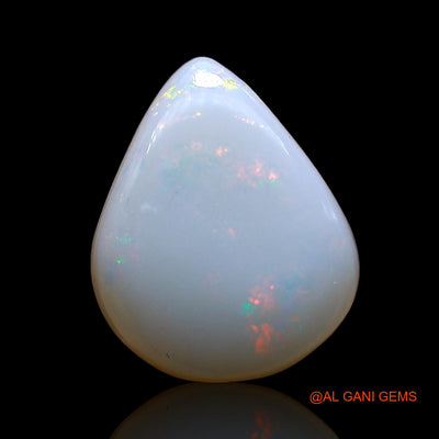 2.00 Cts Natural Australian Fire Opal Loose Gemstone Pear Cabochon 13x10x3 mm AE-568