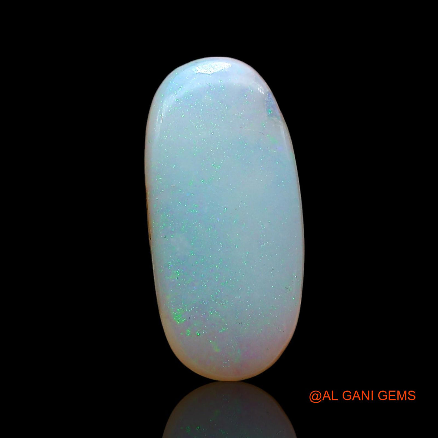 Natural Fire Opal Gemstone 2.00 Cts Loose Oval Cabochon From Australia 15x7x3 mm AE-570