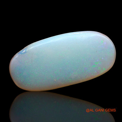 Natural Fire Opal Gemstone 2.00 Cts Loose Oval Cabochon From Australia 15x7x3 mm AE-570