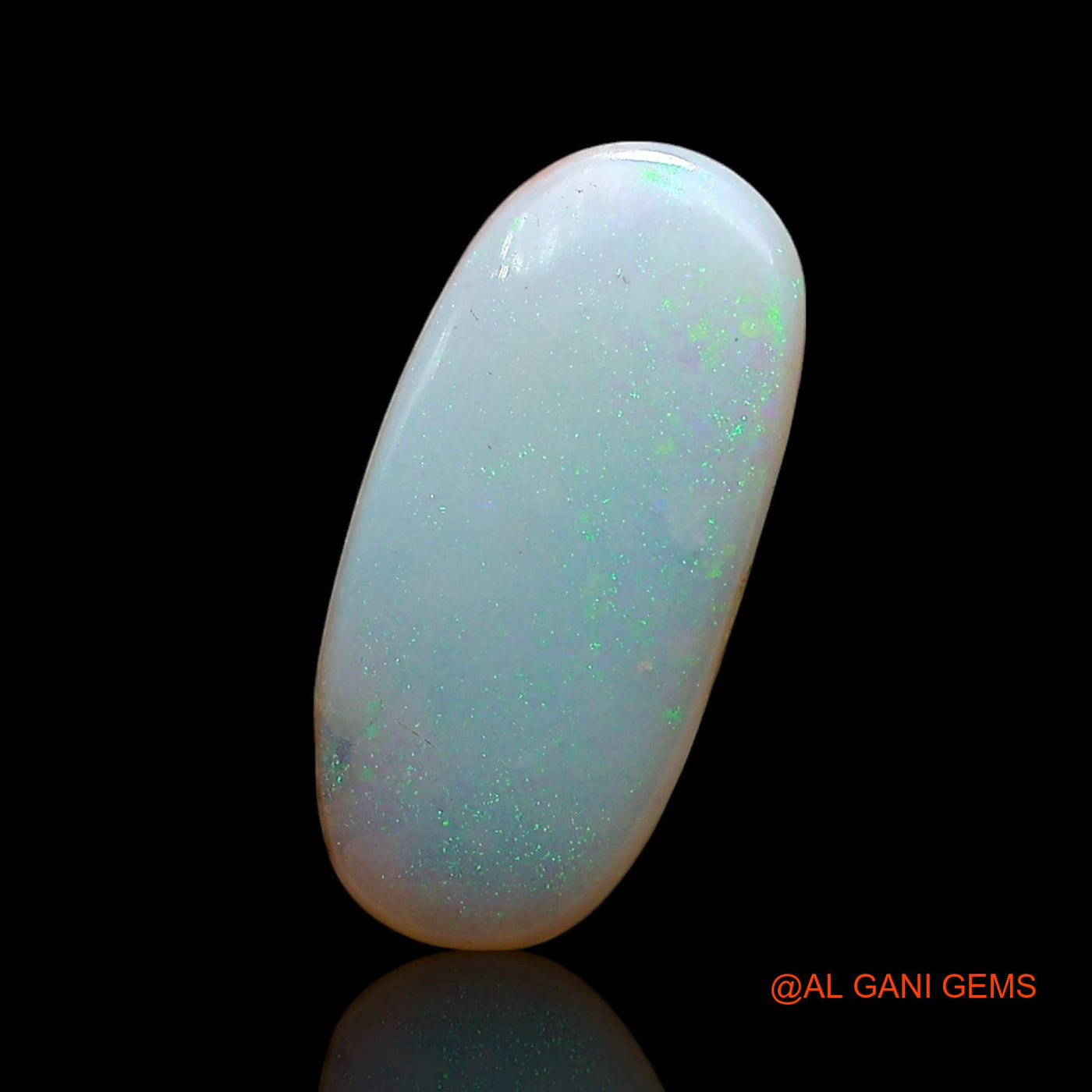 Natural Fire Opal Gemstone 2.00 Cts Loose Oval Cabochon From Australia 15x7x3 mm AE-570