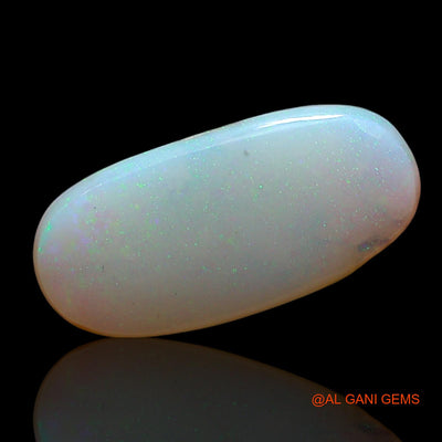 Natural Fire Opal Gemstone 2.00 Cts Loose Oval Cabochon From Australia 15x7x3 mm AE-570