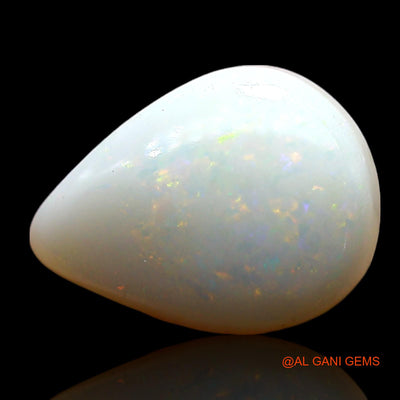 3.00 Cts Natural Australian Fire Opal Pear Cabochon Loose Gemstone For Jewelry 13x9x4 mm AE-571