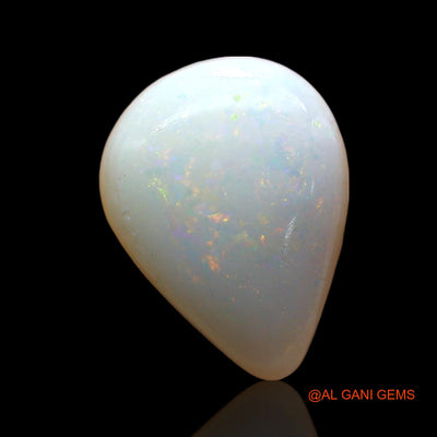 3.00 Cts Natural Australian Fire Opal Pear Cabochon Loose Gemstone For Jewelry 13x9x4 mm AE-571