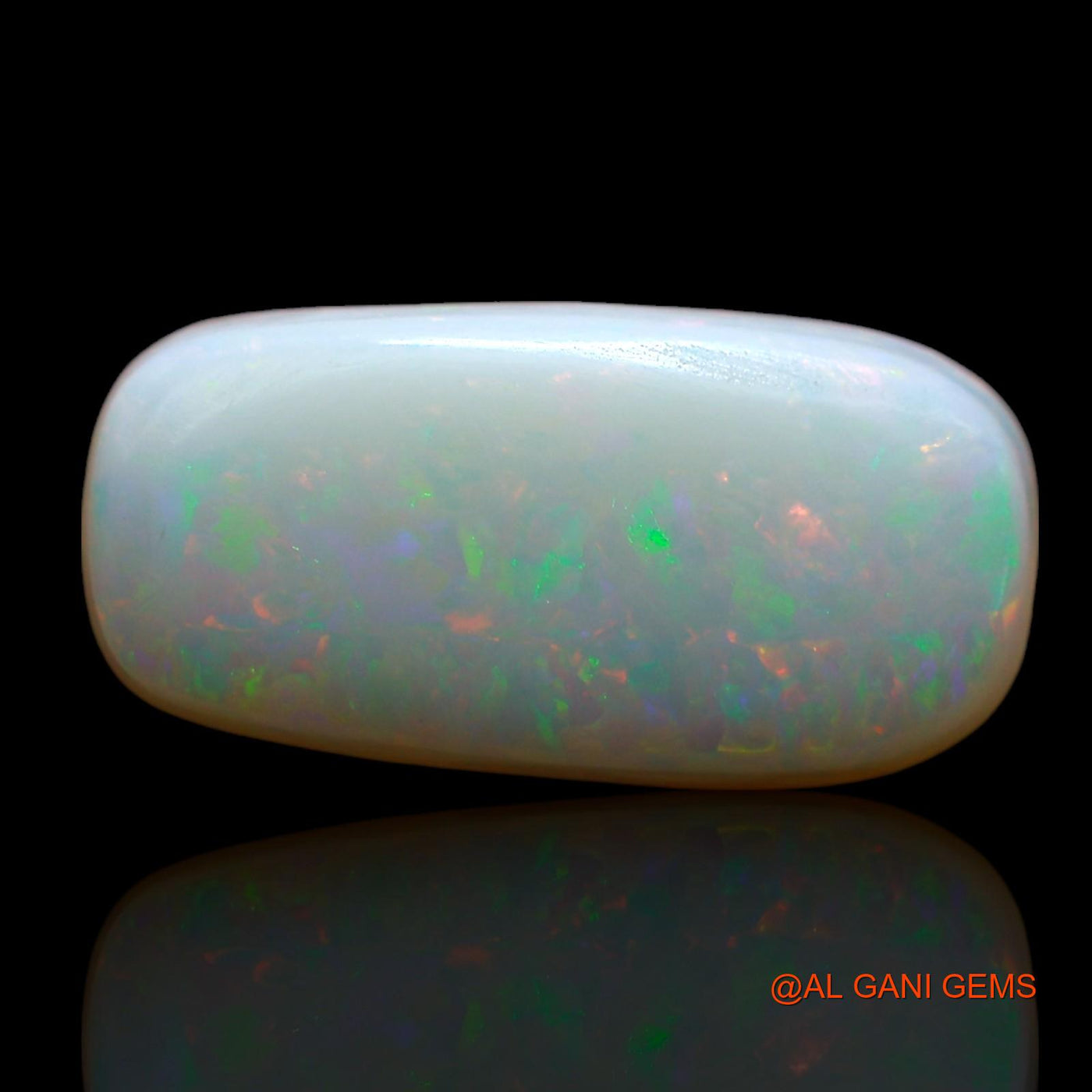 2.00 Cts Natural Australian Fire Opal Loose Gemstone Oval Cabochon 14x7x3 mm AE-572