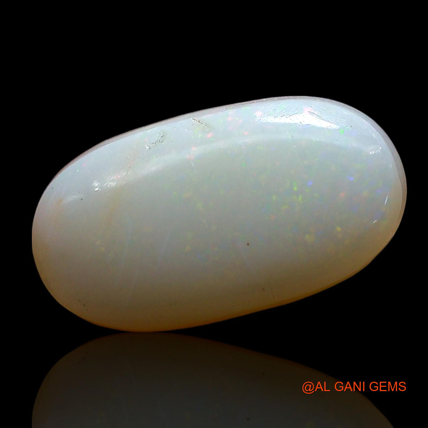 2.00 Cts Natural Australian Fire Opal Oval Cabochon Loose Gemstone For Jewelry 14x7x3 mm AE-573