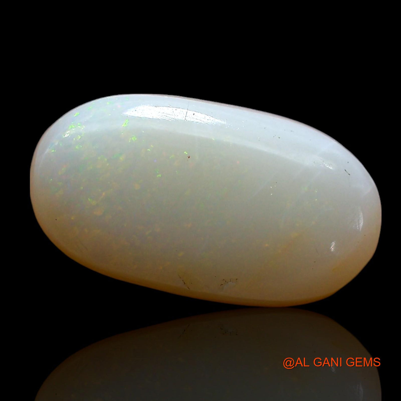 2.00 Cts Natural Australian Fire Opal Oval Cabochon Loose Gemstone For Jewelry 14x7x3 mm AE-573