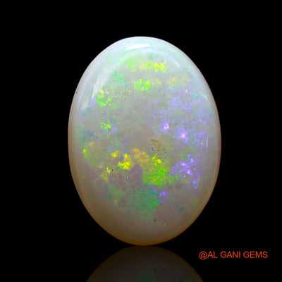 2.00 Cts Unheated Australian Fire Opal Loose Gemstone Oval Cabochon Natural 12x9x2 mm AE-574