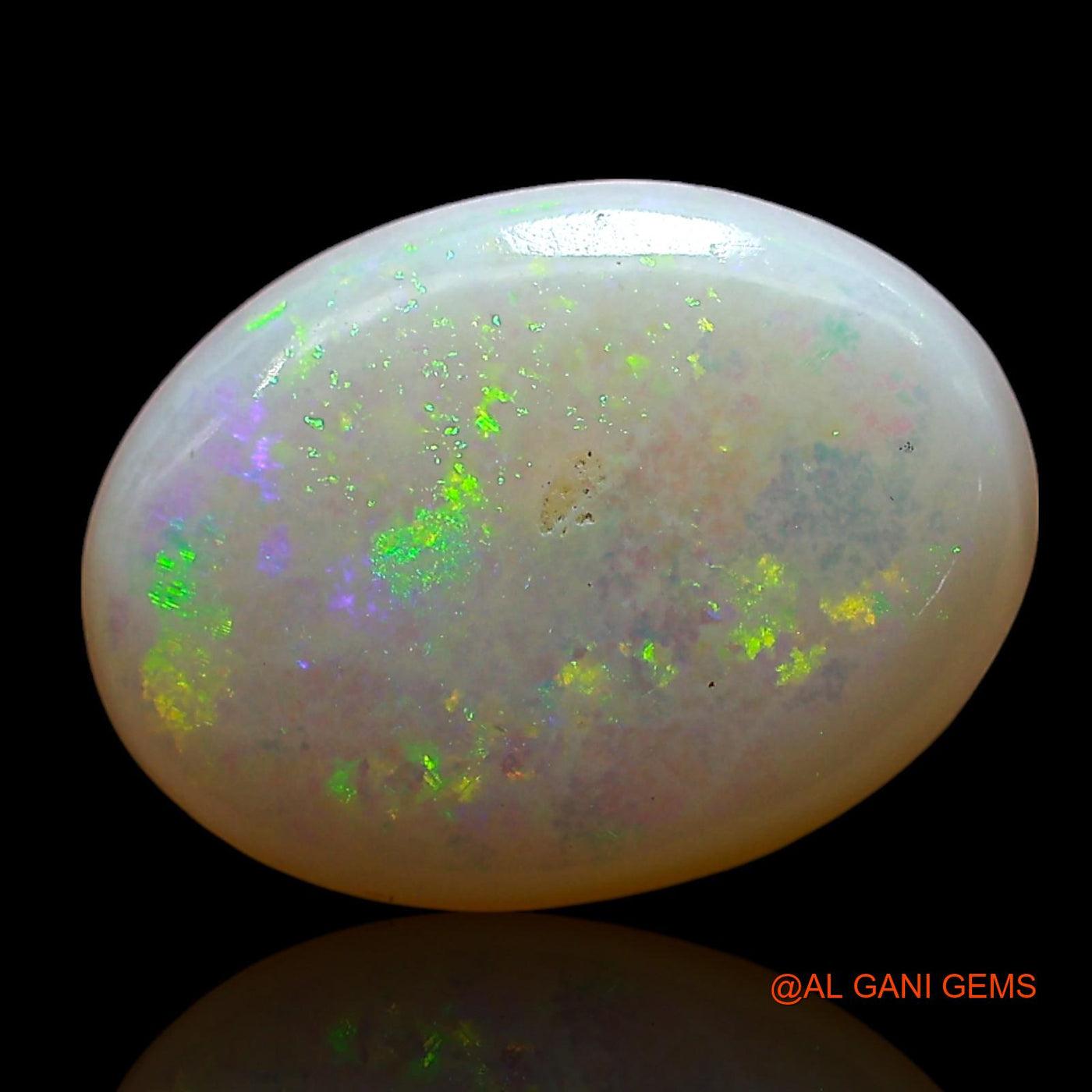 2.00 Cts Unheated Australian Fire Opal Loose Gemstone Oval Cabochon Natural 12x9x2 mm AE-574