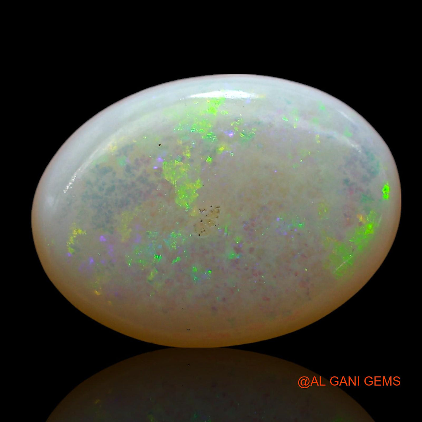 2.00 Cts Unheated Australian Fire Opal Loose Gemstone Oval Cabochon Natural 12x9x2 mm AE-574