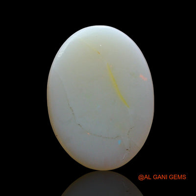 2.00 Cts Unheated Australian Fire Opal Loose Gemstone Oval Cabochon Natural 12x9x2 mm AE-574