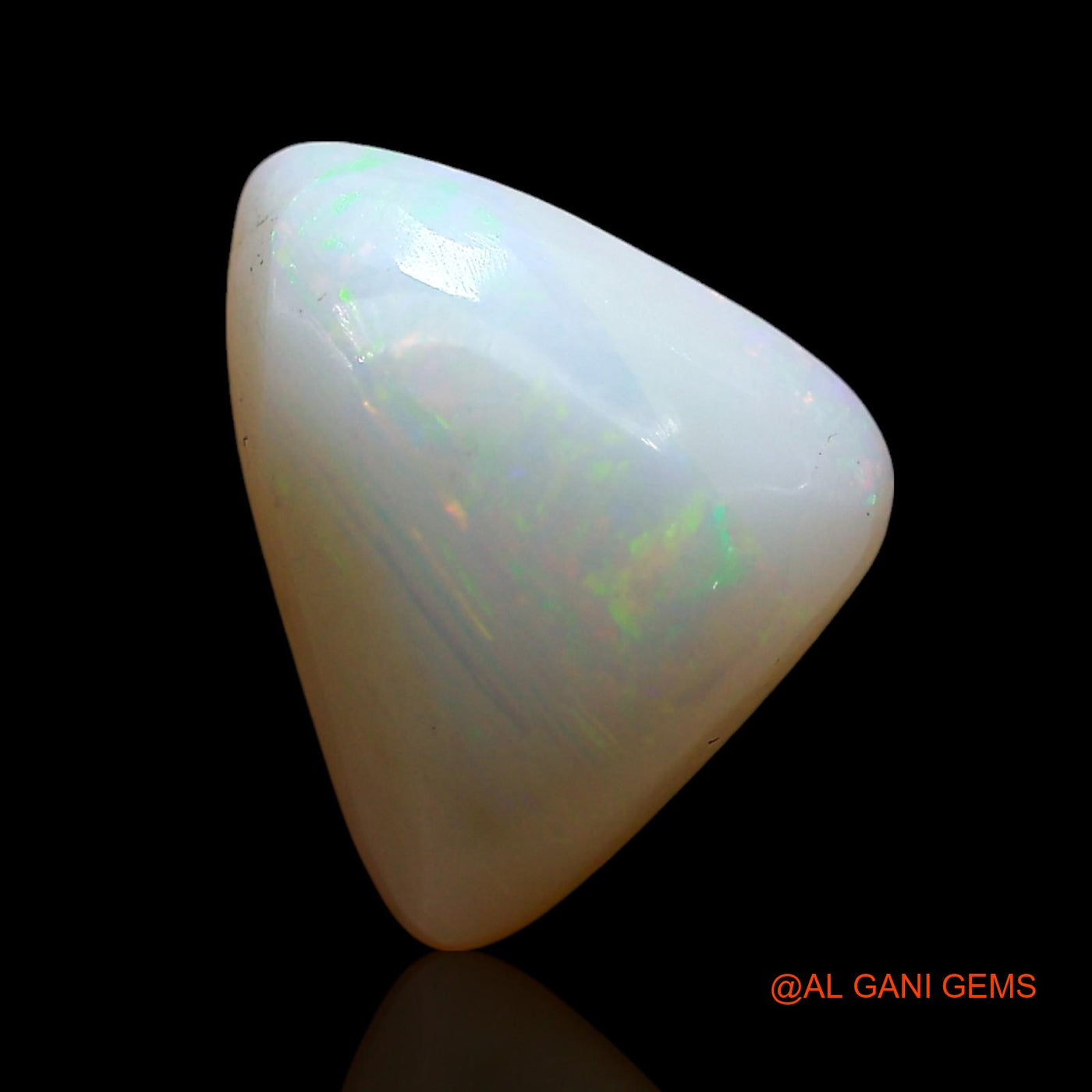 Natural Fire Opal Gemstone 3.00 Cts Loose Trillion Cabochon From Australia 12x9x5 mm AE-575