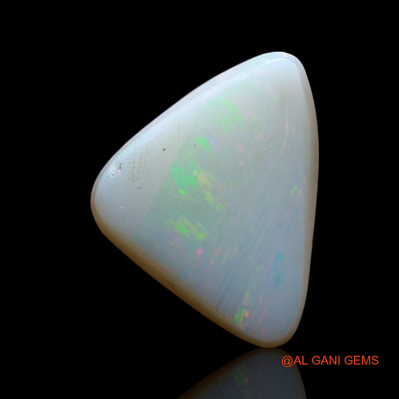 Natural Fire Opal Gemstone 3.00 Cts Loose Trillion Cabochon From Australia 12x9x5 mm AE-575