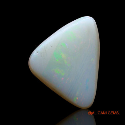 Natural Fire Opal Gemstone 3.00 Cts Loose Trillion Cabochon From Australia 12x9x5 mm AE-575