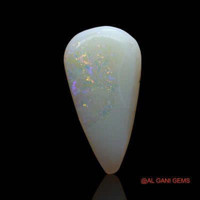 2.00 Cts Natural Australian Fire Opal Loose Gemstone Pear Cabochon 14x7x3 mm AE-578
