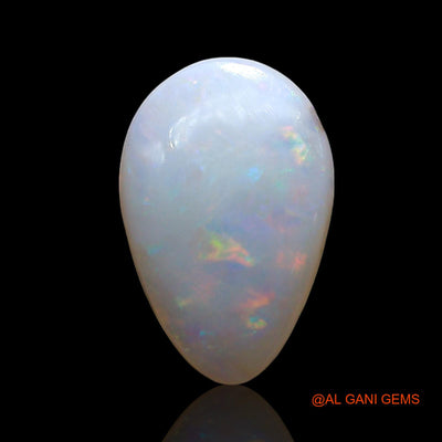 2.00 Cts Natural Australian Fire Opal Pear Cabochon Loose Gemstone For Jewelry 13x9x2 mm AE-579