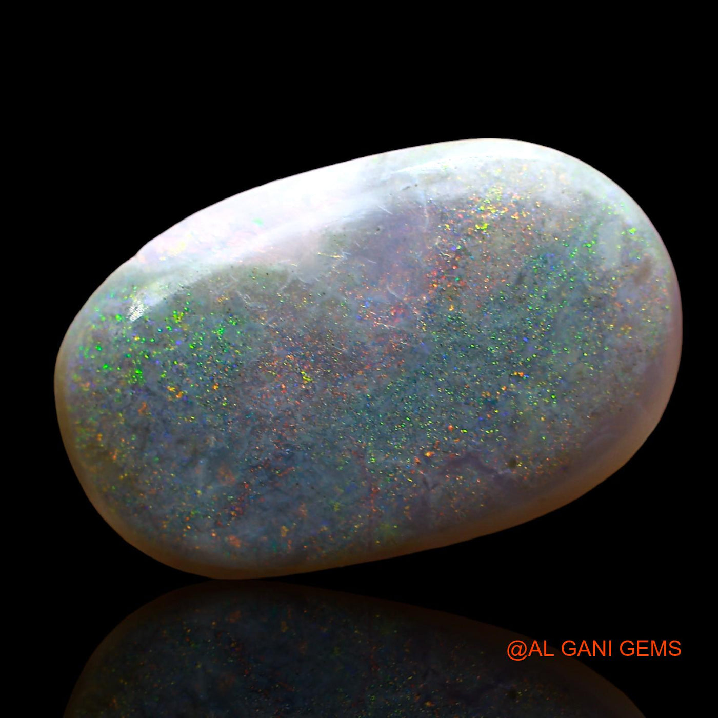 5.00 Cts Natural Australian Fire Opal Loose Gemstone Oval Cabochon 18x11x3 mm AE-57