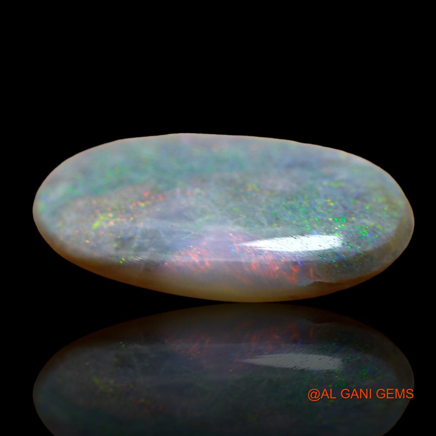 5.00 Cts Natural Australian Fire Opal Loose Gemstone Oval Cabochon 18x11x3 mm AE-57