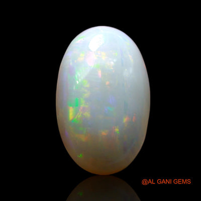 Natural Fire Opal Gemstone 2.00 Cts Loose Oval Cabochon From Australia 12x8x3 mm AE-581