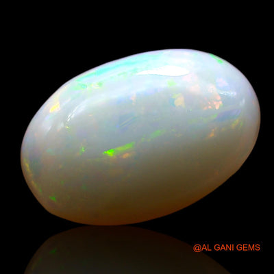 Natural Fire Opal Gemstone 2.00 Cts Loose Oval Cabochon From Australia 12x8x3 mm AE-581