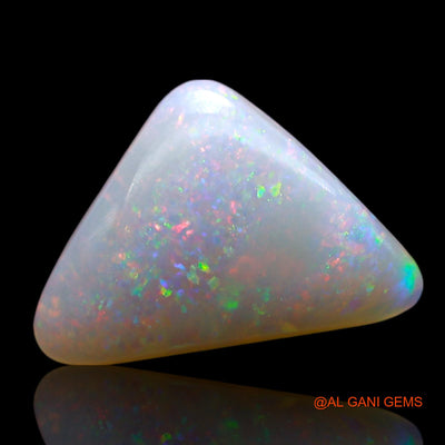 Natural Untreated Fire Opal Loose Gemstone Trillion Cabochon From Australia 2.00 Cts 12x8x3 mm AE-582