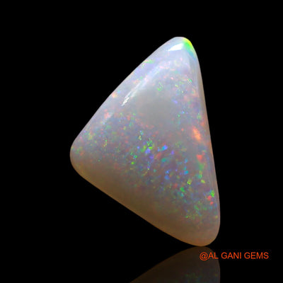 Natural Untreated Fire Opal Loose Gemstone Trillion Cabochon From Australia 2.00 Cts 12x8x3 mm AE-582