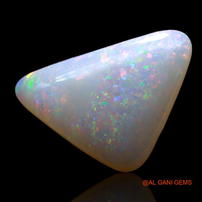 Natural Untreated Fire Opal Loose Gemstone Trillion Cabochon From Australia 2.00 Cts 12x8x3 mm AE-582