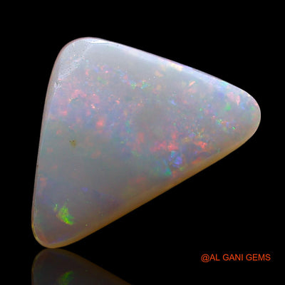 Natural Untreated Fire Opal Loose Gemstone Trillion Cabochon From Australia 2.00 Cts 12x8x3 mm AE-582