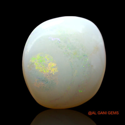 2.00 Cts Natural Australian Fire Opal Oval Cabochon Loose Gemstone For Jewelry 11x10x2 mm AE-583
