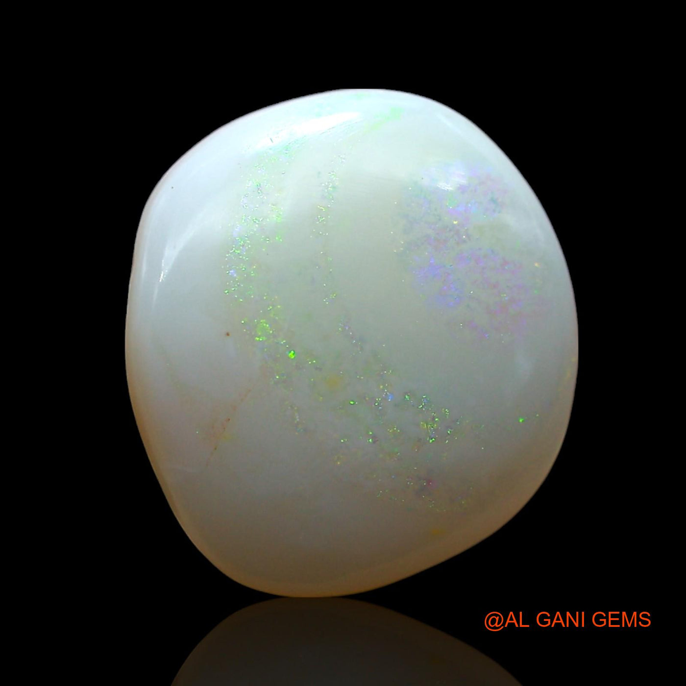 2.00 Cts Natural Australian Fire Opal Oval Cabochon Loose Gemstone For Jewelry 11x10x2 mm AE-583