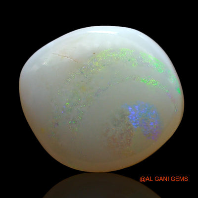 2.00 Cts Natural Australian Fire Opal Oval Cabochon Loose Gemstone For Jewelry 11x10x2 mm AE-583
