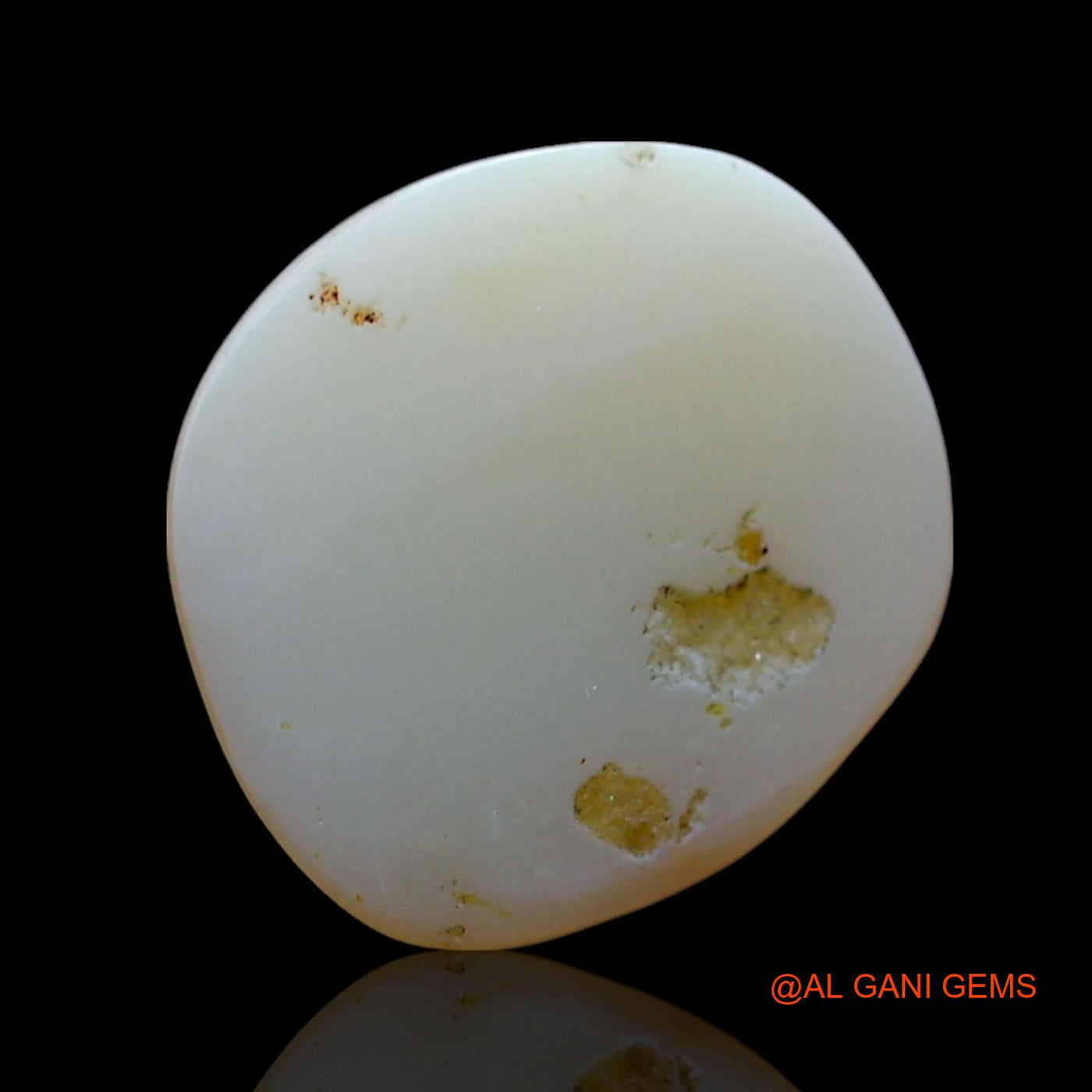 2.00 Cts Natural Australian Fire Opal Oval Cabochon Loose Gemstone For Jewelry 11x10x2 mm AE-583