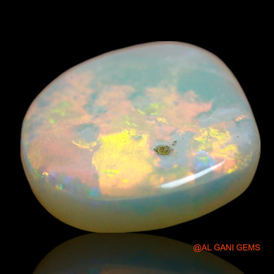 2.00 Cts Natural Australian Fire Opal Fancy Cabochon Loose Gemstone For Jewelry 11x9x2 mm AE-584