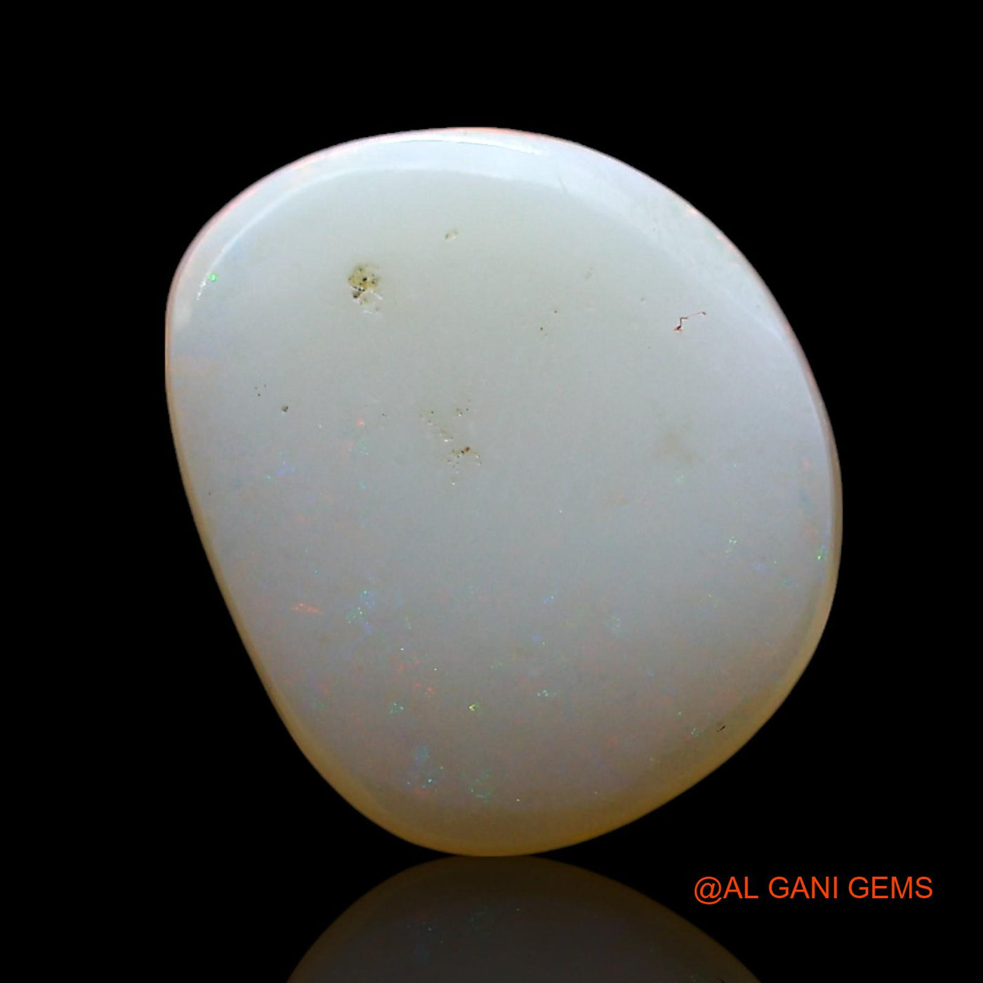 2.00 Cts Natural Australian Fire Opal Fancy Cabochon Loose Gemstone For Jewelry 11x9x2 mm AE-584
