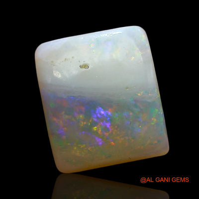 2.00 Cts Natural Australian Fire Opal Loose Gemstone Square Cabochon 9x8x3 mm AE-586