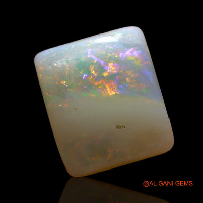 2.00 Cts Natural Australian Fire Opal Loose Gemstone Square Cabochon 9x8x3 mm AE-586
