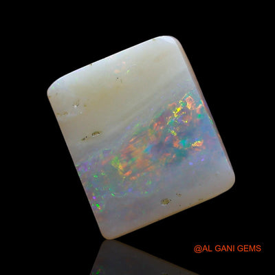 2.00 Cts Natural Australian Fire Opal Loose Gemstone Square Cabochon 9x8x3 mm AE-586
