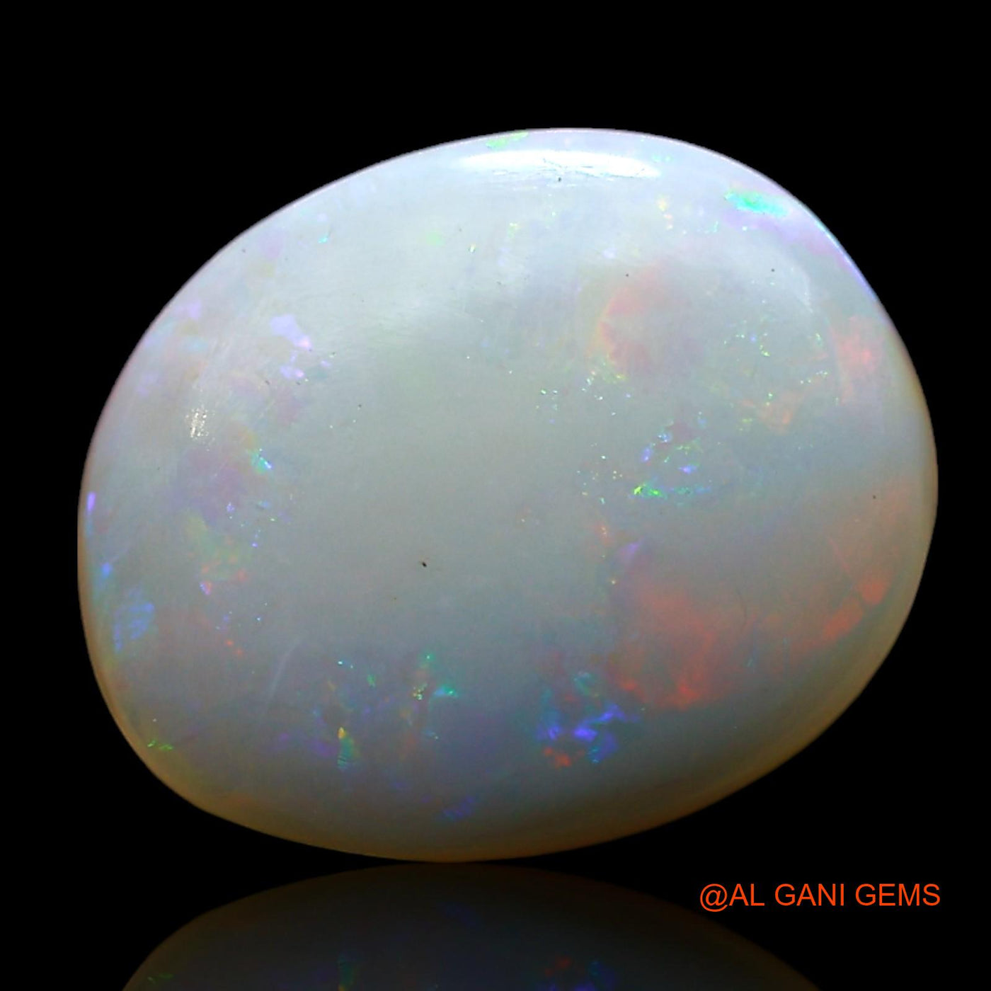 2.00 Cts Natural Australian Fire Opal Loose Gemstone Oval Cabochon 11x9x3 mm AE-587