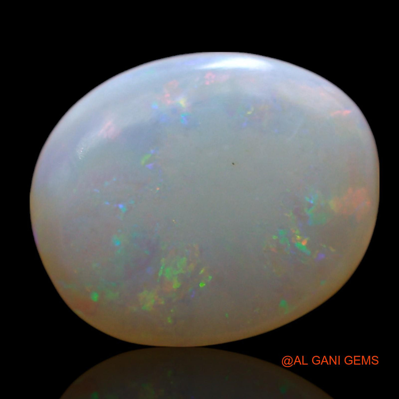 2.00 Cts Natural Australian Fire Opal Loose Gemstone Oval Cabochon 11x9x3 mm AE-587