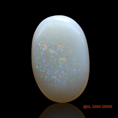 1.00 Cts Unheated Australian Fire Opal Loose Gemstone Oval Cabochon Natural 12x8x2 mm AE-589