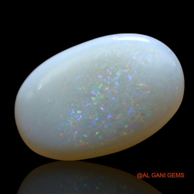 1.00 Cts Unheated Australian Fire Opal Loose Gemstone Oval Cabochon Natural 12x8x2 mm AE-589