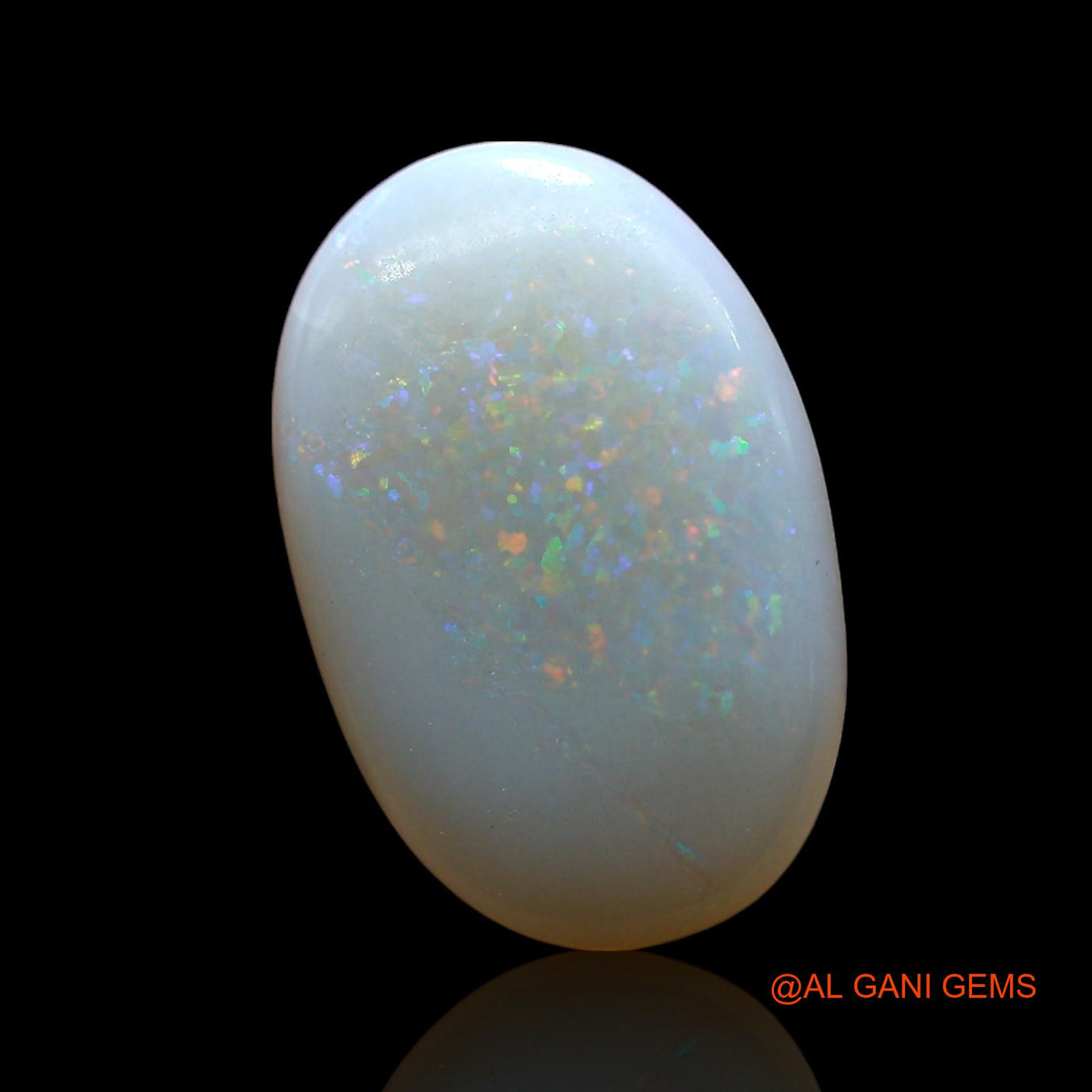 1.00 Cts Unheated Australian Fire Opal Loose Gemstone Oval Cabochon Natural 12x8x2 mm AE-589