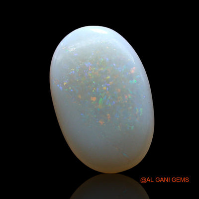 1.00 Cts Unheated Australian Fire Opal Loose Gemstone Oval Cabochon Natural 12x8x2 mm AE-589