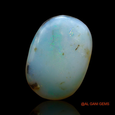 6.00 Cts Unheated Australian Fire Opal Loose Gemstone Oval Cabochon Natural 17x12x4 mm AE-58