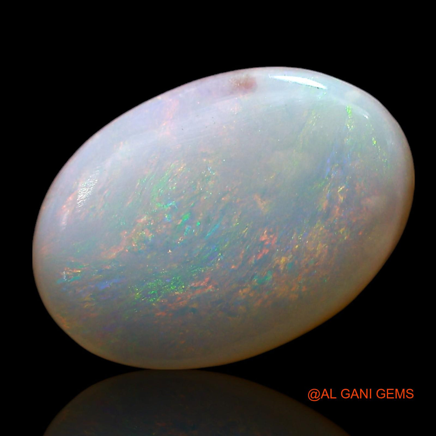 1.00 Cts Natural Australian Fire Opal Loose Gemstone Oval Cabochon 12x8x3 mm AE-590
